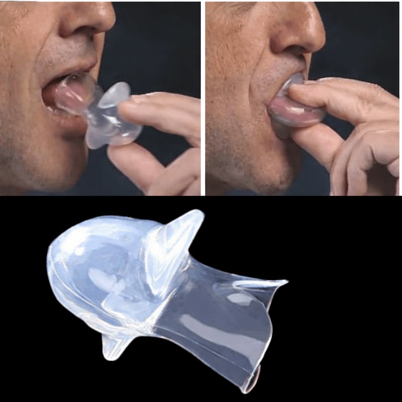 Anti Snore Tongue Retaining Mouthpiece For Quiet Restful Sleep 0