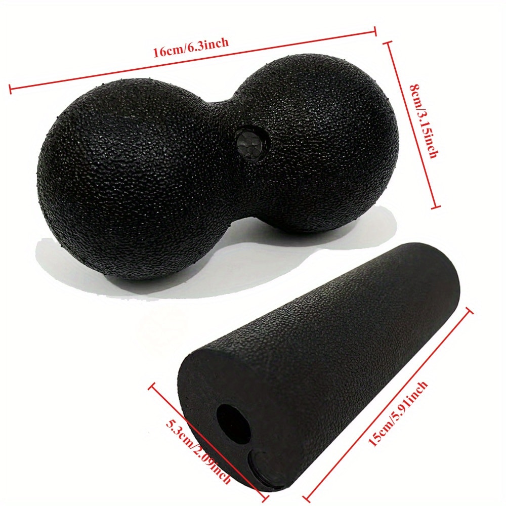 Yoga Foam Blocks, Peanut Balls Body Massage Fascia Balls, Ideal for Sports Fitness, Pain Relief Fitness