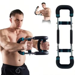 home fitness strengthener for arm exercise, chest & forearm workout equipment, adjustable shaker twister arm trainer