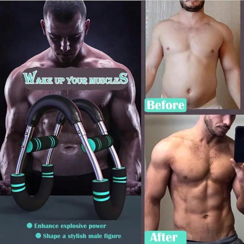 Home Fitness Strengthener For Arm Exercise Chest Forearm Workout Equipment Adjustable Shaker Twist 1