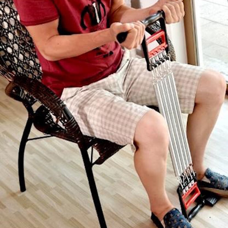 5 Spring Chest Expander Hand Grip Trainer Home Fitness Equipment Arm Waist Abdomen Finger Tool 5