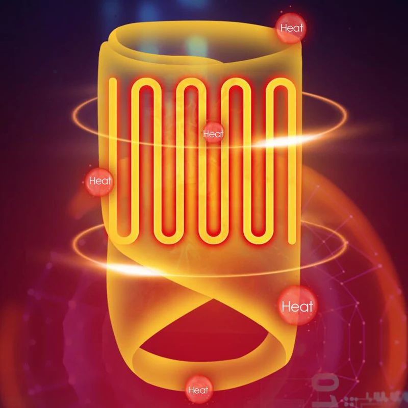 Warmth Black Adjustable Heating Ankle Protection Strap For Autumn And Winter Strap Lightweight And 2