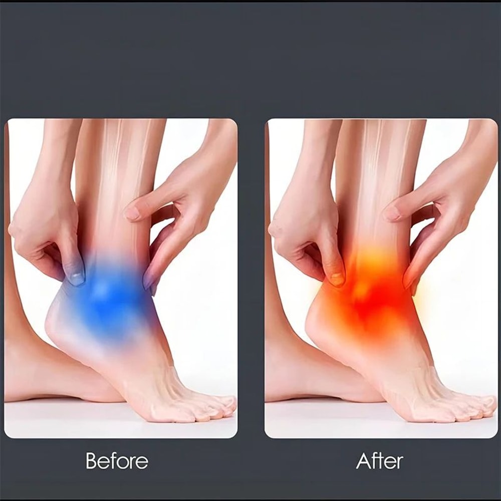 Warmth Black Adjustable Heating Ankle Protection Strap For Autumn And Winter Strap Lightweight And 4