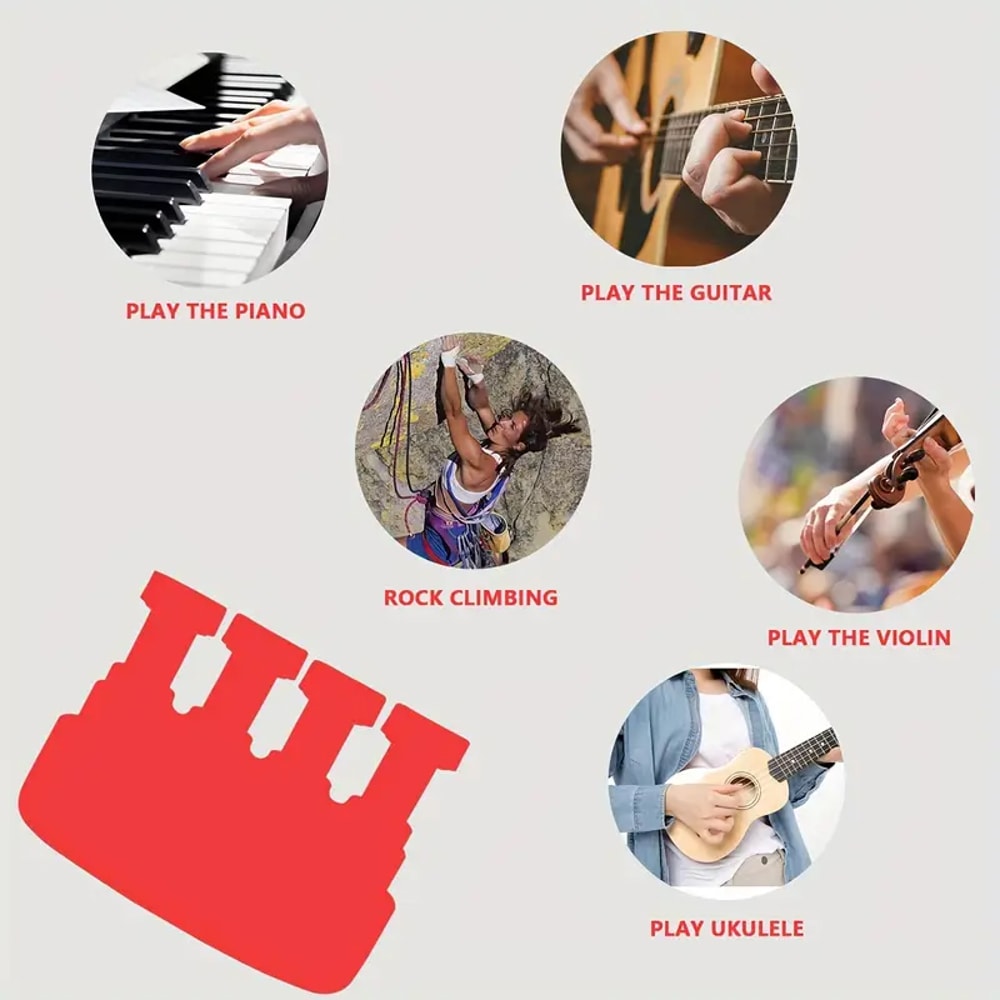 Practice Finger Trainer, Hand-held Strength Equipment for Piano Guitar Players, Home Fitness