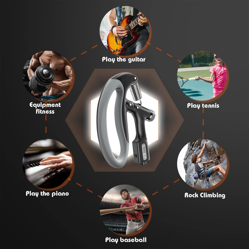 Adjustable Grip Strength Training Device, Hand Training for Men and Women, Arm Strength Device