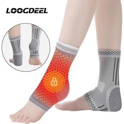 unisex graphene ankle brace, wormwood heating compression foot warmer, coldproof & windproof ankle pads