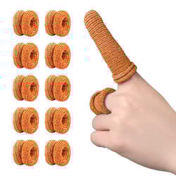 multicolor finger cots, disposable cotton protectors, breathable non-slip finger covers for sports safety work
