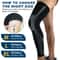 Full Leg Knee Brace For Men Women Outdoor Sport Whole Leg Compression Sleeve UV Leg Support Sleeves 1