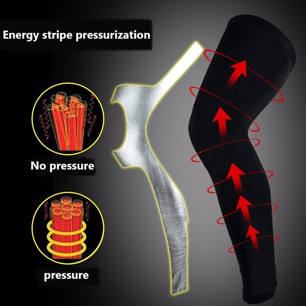 Full Leg Knee Brace For Men Women Outdoor Sport Whole Leg Compression Sleeve UV Leg Support Sleeves 2