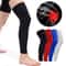 Sports Knee Sleeves UV Protection, Full Length Leg Compression Sleeves for Men and Women, Perfect for Running