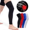 Sports Knee Sleeves UV Protection, Full Length Leg Compression Sleeves for Men and Women, Perfect for Running