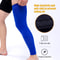 Sports Knee Sleeves UV Protection, Full Length Leg Compression Sleeves for Men and Women, Perfect for Running
