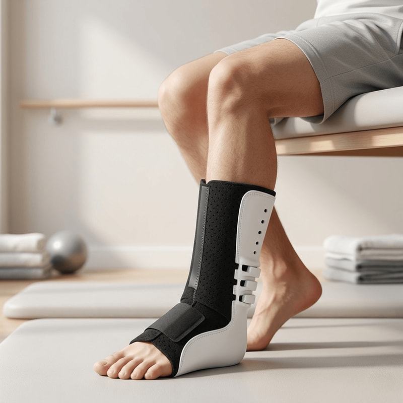 Orthosis Ankle Foot Support Adjustable Foot Droop Splint Brace For Hemiplegia Posture Corrector 0