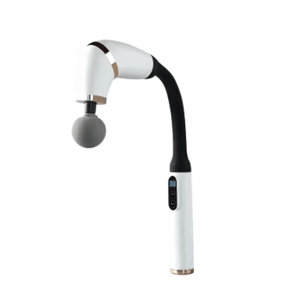 Back Massager Massage Gun With Upgraded Extension Handle Muscles Neck Shoulders Waist Legs Massager 6