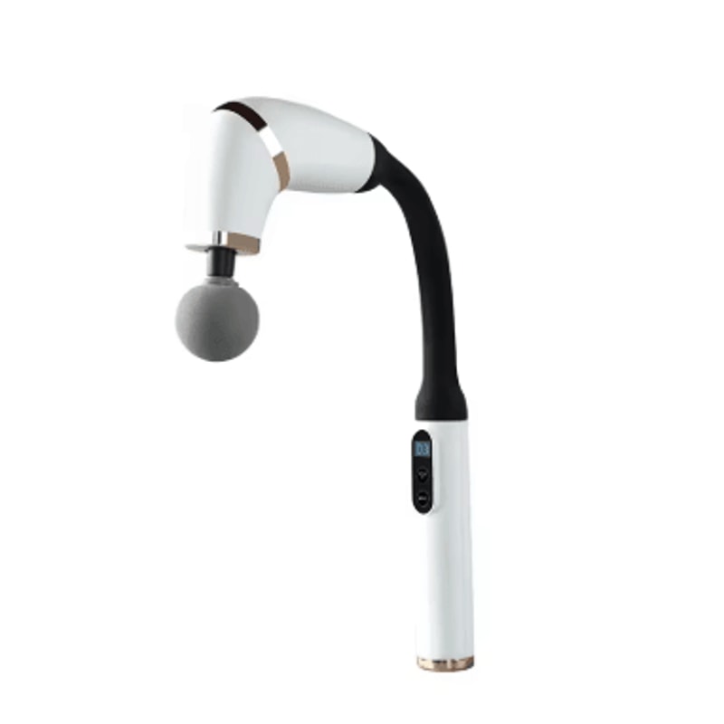 Back Massager Massage Gun With Upgraded Extension Handle Muscles Neck Shoulders Waist Legs Massager 6