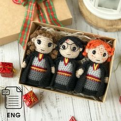 crochet english pattern pdf wizards amigurumi wizards crochet wizards. harry potter. amigurumi harry potter