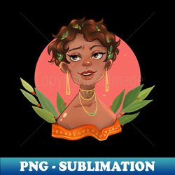 Woman and Nature - PNG Transparent Sublimation Design