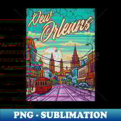 new orleans louisiana art - digital sublimation download file