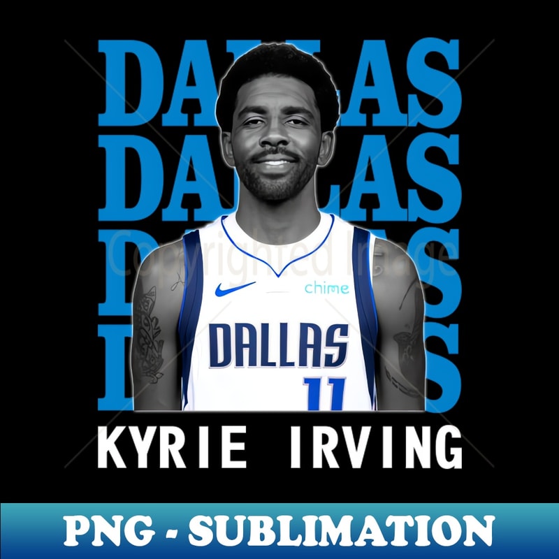 Dallas Mavericks Kyrie Irving - Instant Sublimation Digital Download