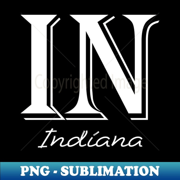 Indiana - High-Resolution PNG Sublimation File