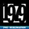 1979 Funky Overlapping Reverse Numbers for Dark Backgrounds - Unique Sublimation PNG Download