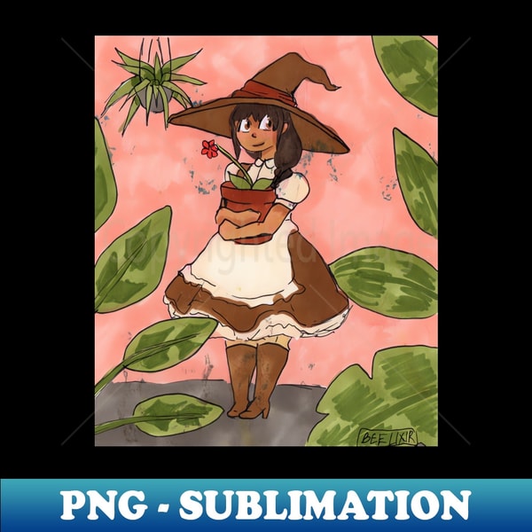 Plant witch - Creative Sublimation PNG Download