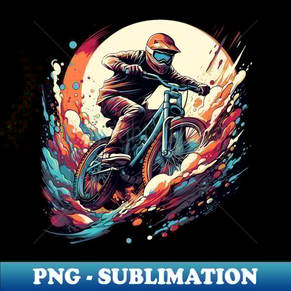 BMX Rider - Aesthetic Sublimation Digital File - Stunning Su | Inspire ...