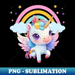 Cute unicorn - Decorative Sublimation PNG File - Perfect for Personalization