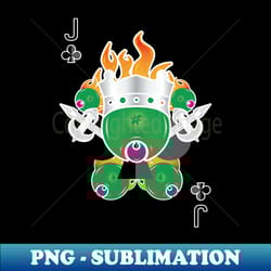 poison fire jack of clubs - creative sublimation png download - stunning sublimation graphics
