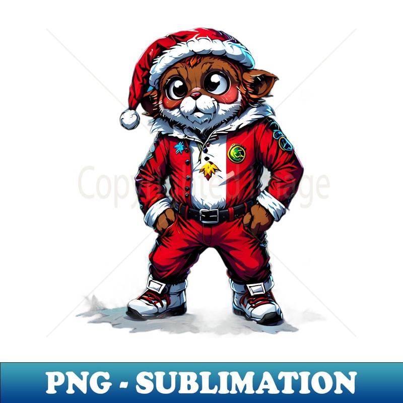 Santa Claus Animal Vol14 - Unique Sublimation PNG Download - Transform Your Sublimation Creations