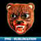 Side Eye Bear Mask - Artistic Sublimation Digital File