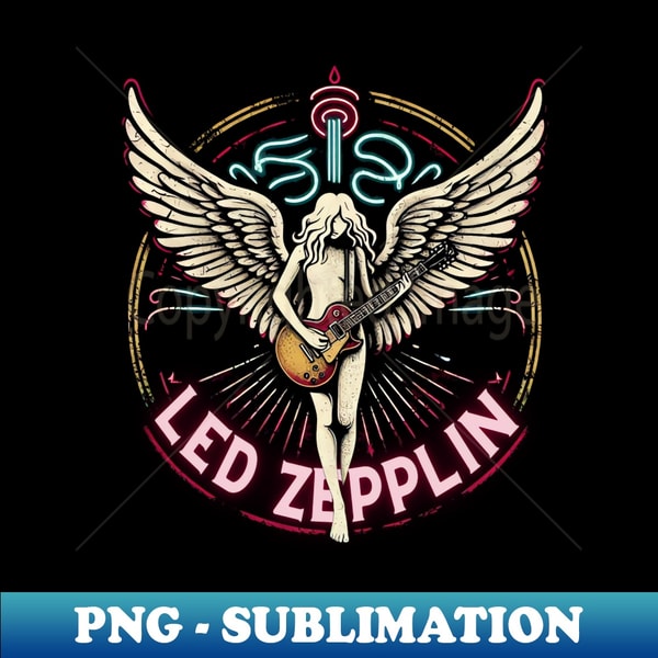 Led Zepplin - PNG Transparent Digital Download File for Subl | Inspire ...