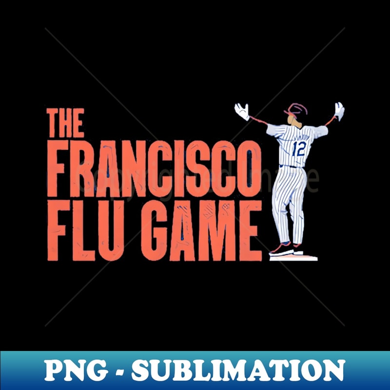 Francisco Lindor The Flu Game - Instant PNG Sublimation Download