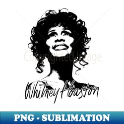 whitney houston 80s 90s music singer - premium png sublimation file
