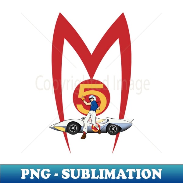 SPEED RACER GO GO GO - Vintage Sublimation PNG Download