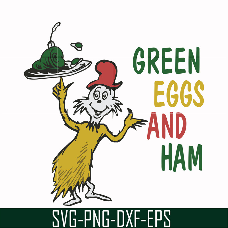 DR000126-Green eggs and ham svg, png, dxf, eps file DR000126.jpg