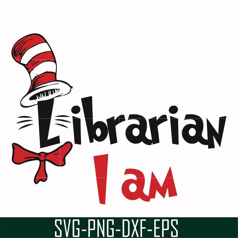 DR000132-Librarian I am svg, png, dxf, eps file DR000132.jpg