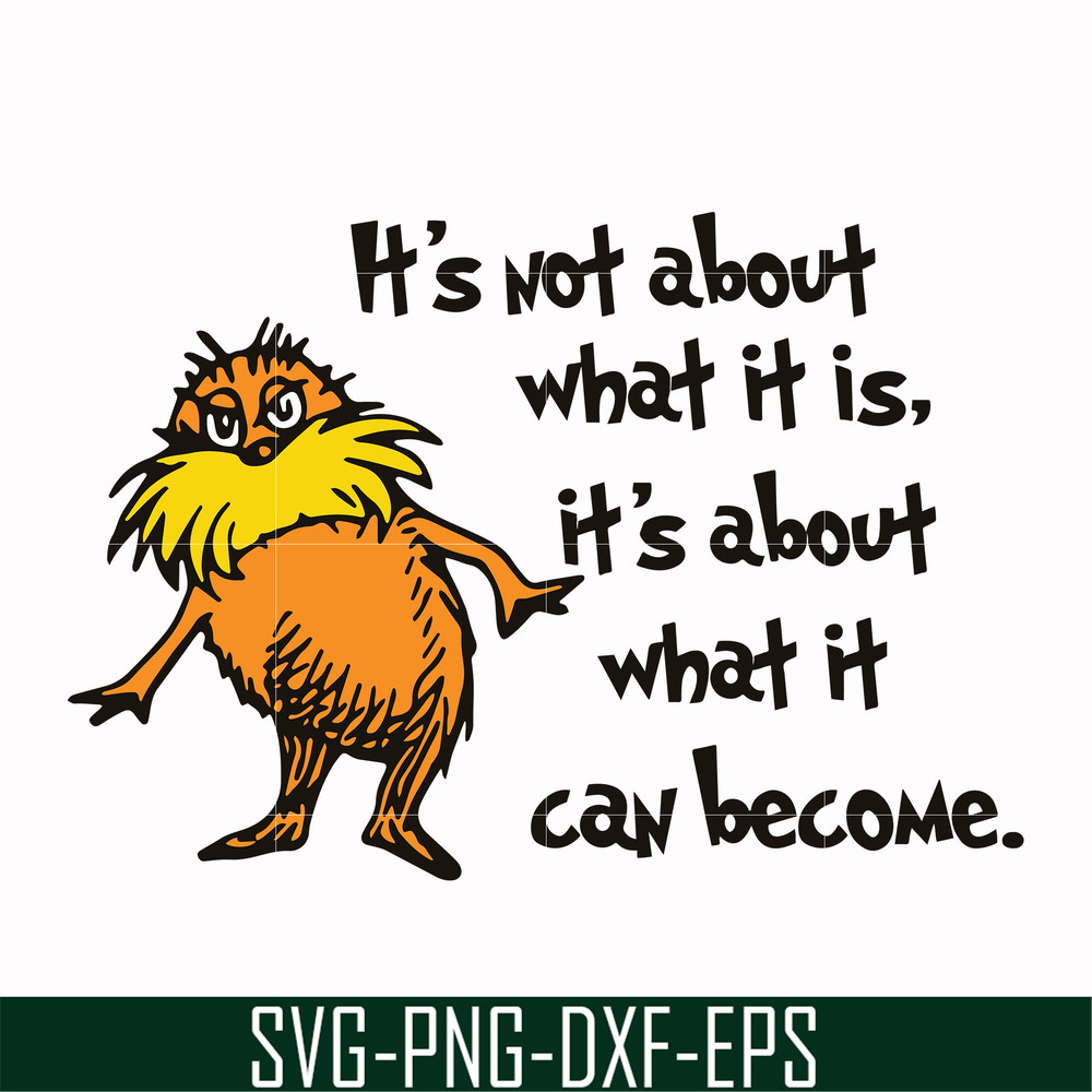 DR000148-It's not about what it is it's about what it can become svg, png, dxf, eps file DR000148.jpg