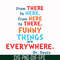 DR00098-From there to here from here to there funny things are everywhere svg, png, dxf, eps file DR00098.jpg