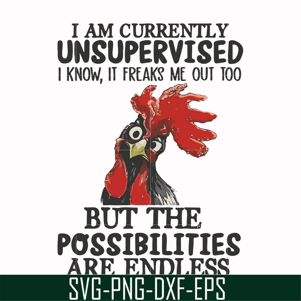FN00047-I am currently unsupervised I know it freaks me out too but the possibilities are endless svg, png, dxf, eps file FN00047.jpg