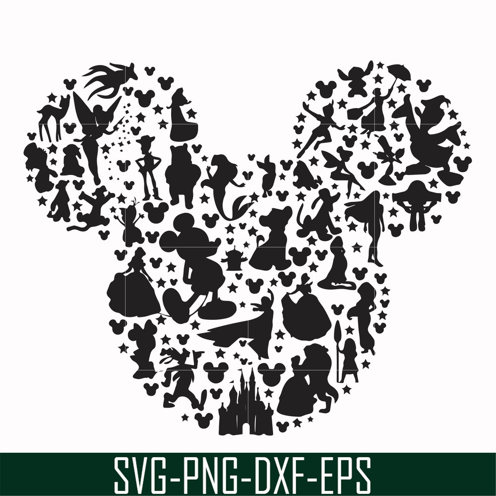 FN00062-Mickey svg, png, dxf, eps file FN00062.jpg