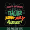 FN000734-Three reasons to be a teacher June July August svg, png, dxf, eps file FN000734.jpg