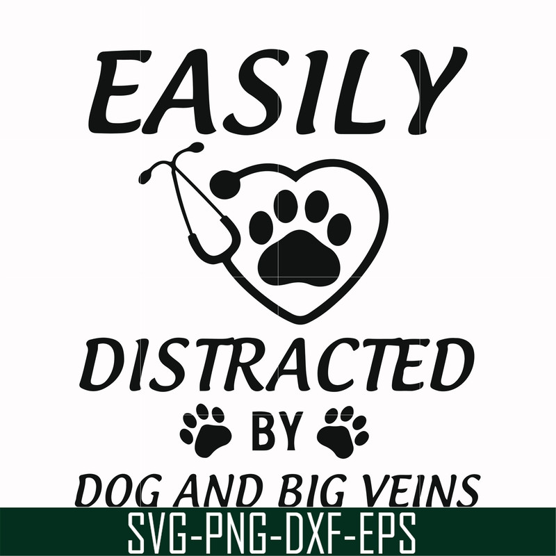 FN000958-Easily distracted by dog and big veins svg, png, dxf, eps file FN000958.jpg