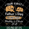 FTD26052113-Our First Father's Day Together svg, png, dxf, eps digital file FTD26052113.jpg