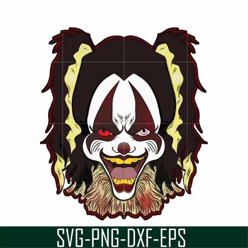 HLW0016-Clown svg, halloween svg, png, dxf, eps digital file HLW0016.jpg