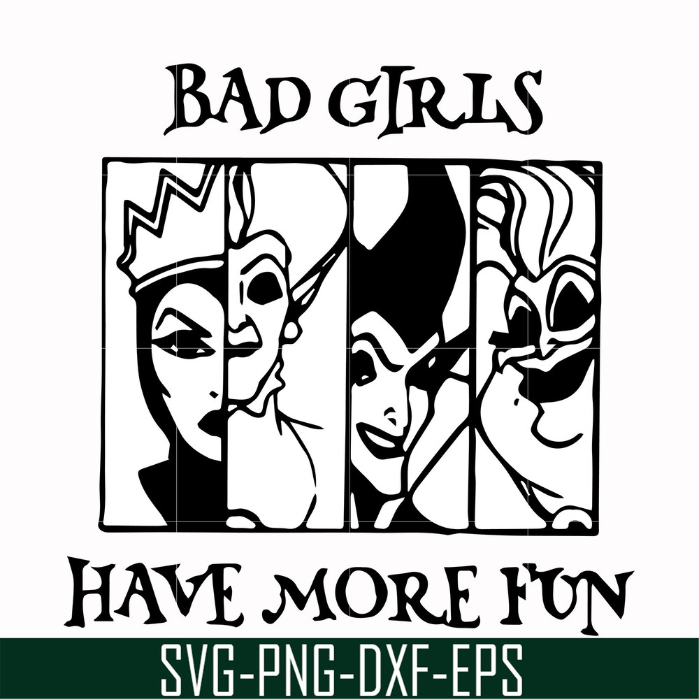 HLW0135-bad girls have more fun svg, png, dxf, eps digital file HLW0135.jpg