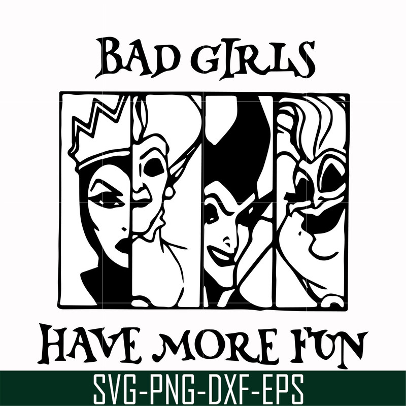 HLW0135-bad girls have more fun svg, png, dxf, eps digital file HLW0135.jpg