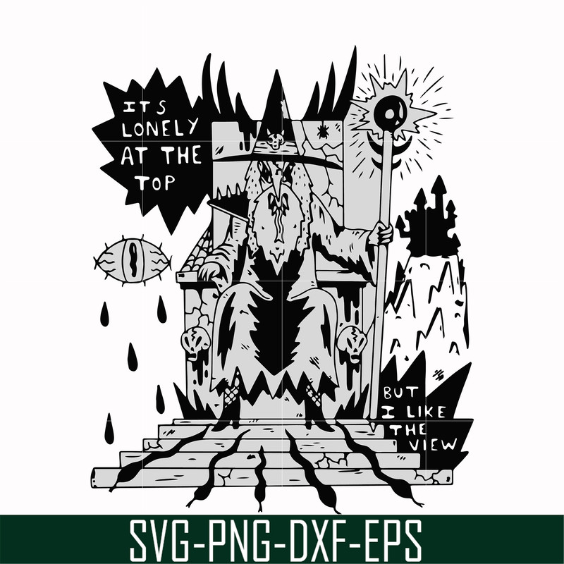 HLW0144-it's lonely at the but i like the view svg, png, dxf, eps digital file HLW0144.jpg