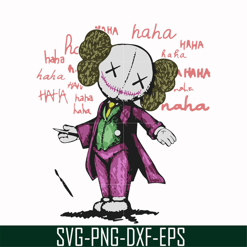 HLW0148-kaws x joker haha svg, png, dxf, eps digital file HLW0148.jpg