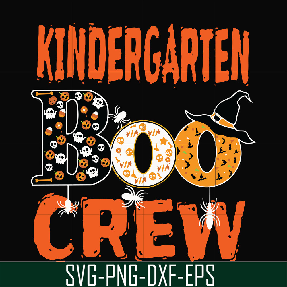 HLW2007208-Kindergarten boo crew svg, halloween svg, png, dxf, eps digital file HLW2007208.jpg